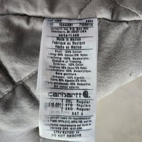 *New Low Price* Black FR Carhartt Coat - Picture 6 of 11